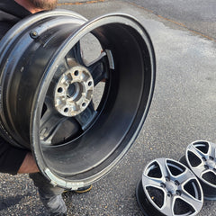 17 JEEP GLADIATOR RUBICON BLACK 392 5X127 OEM FACTORY STOCK WHEELS RIMS WRANGLER