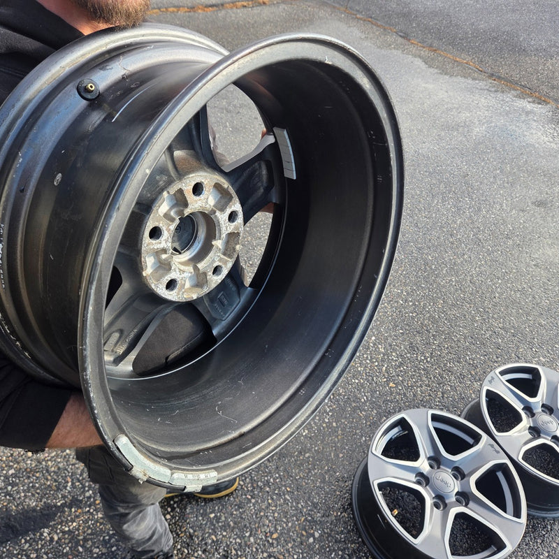 17 JEEP GLADIATOR RUBICON BLACK 392 5X127 OEM FACTORY STOCK WHEELS RIMS WRANGLER