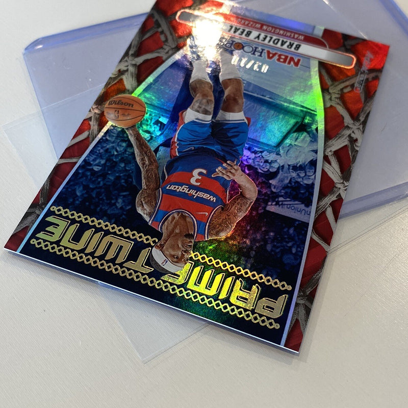 NBA HOOPS Bradley Beal /10 Artist Proof 👨‍🎨 Prime Twine Card Hologram Gem 2023