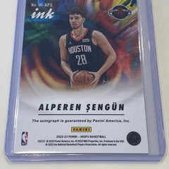 NBA HOOPS Alperen Sengun Ink /25 Numbered Autograph Auto Card Hologram Rookie