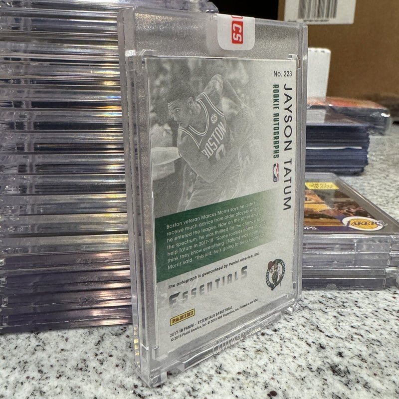 JAYSON TATUM 2017/18 PANINI ESSENTIALS RC ROOKIE AUTOGRAPH CELTICS AUTO