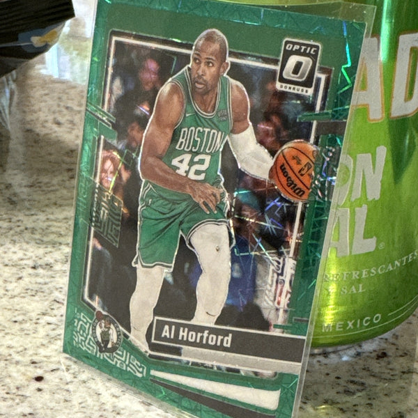 2023-24 Donruss Optic Al Horford #76 Green Velocity 11/49 - Celtics Prizm