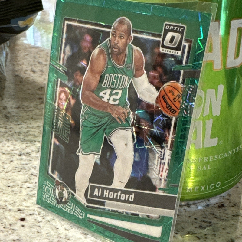 2023-24 Donruss Optic Al Horford #76 Green Velocity 11/49 - Celtics Prizm