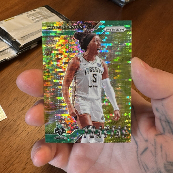 Kayla Thornton 2024 Panini Prizm WNBA Fractal clark numbered Pulsar Prizm /25