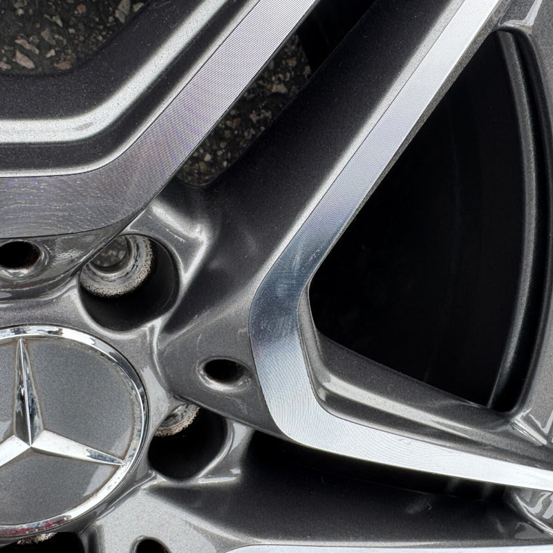 18 MERCEDES BENZ W205 C300 C350 C450 C43 AMG OEM FACTORY STOCK WHEELS RIMS 5x112