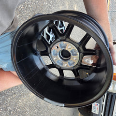 17 JEEP GLADIATOR RUBICON BLACK 392 5X127 OEM FACTORY STOCK WHEELS RIMS WRANGLER