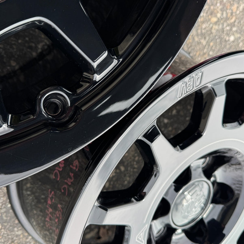 18 GMC SIERRA AT4X ZR2 SALTA AEV BLACK BISON 6X5.5 OEM FACTORY STOCK WHEELS RIMS