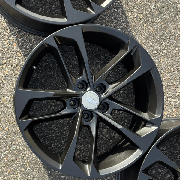 20 CHEVROLET CAMARO CHEVY SS 1LE 5X120 CHEVY OEM FACTORY STOCK WHEELS RIMS BLACK