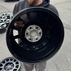 18 GMC SIERRA AT4X ZR2 SALTA AEV BLACK BISON 6X5.5 OEM FACTORY STOCK WHEELS RIMS