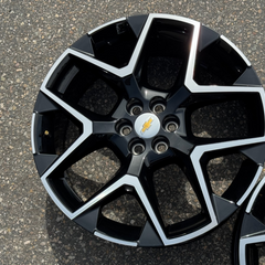 22 ACADIA TRAVERSE 6X120 BLAZER CHEVROLET OEM FACTORY STOCK WHEELS RIMS BLACK 20