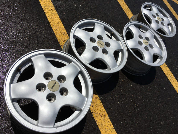15" MAZDA RX7 RX-7 FC 5X114 MAZDASPEED OEM FACTORY STOCK WHEELS RIMS GTU