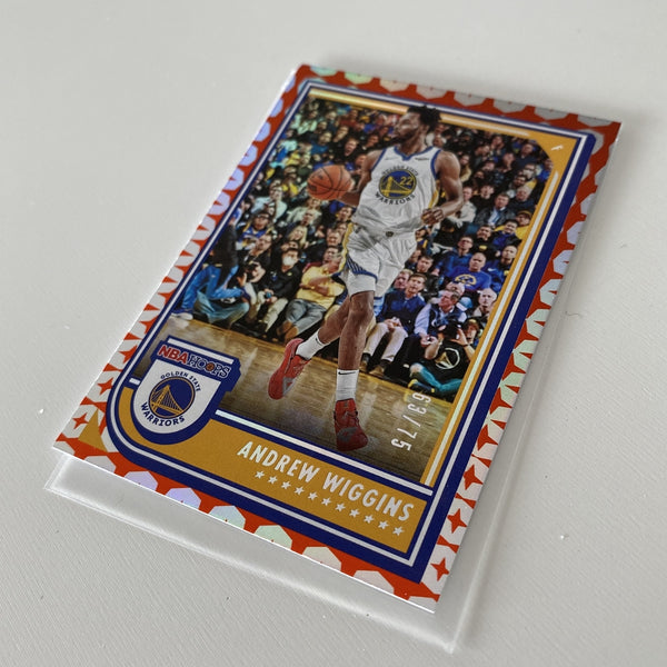 NBA HOOPS Andrew wiggins /75 Gravity Foil Hologram 👨‍🎨 227