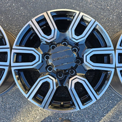 20 GMC SIERRA 2500 HD AT4 DENALI OEM FACTORY STOCK WHEELS RIMS 8X180 black