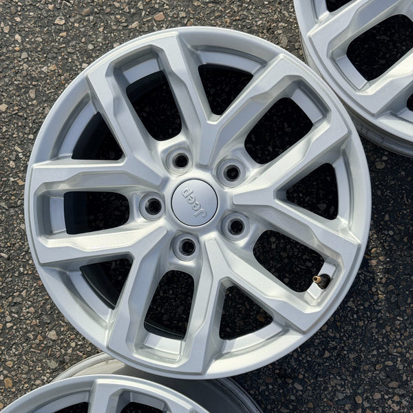 17 JEEP GLADIATOR RUBICON BLACK 392 5X127 OEM FACTORY STOCK WHEELS RIMS WRANGLER