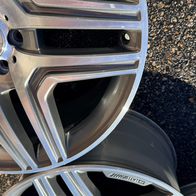 20 MERCEDES BENZ GLE ML63 GLS ML350 ML55 AMG OEM FACTORY STOCK WHEELS RIMS 5x112