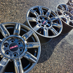 18 GMC SIERRA AT4X ZR2 SALTA AEV BLACK BISON 6X5.5 OEM FACTORY STOCK WHEELS RIMS