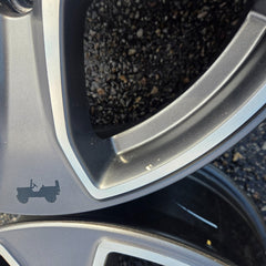 17 JEEP GLADIATOR RUBICON BLACK 392 5X127 OEM FACTORY STOCK WHEELS RIMS WRANGLER