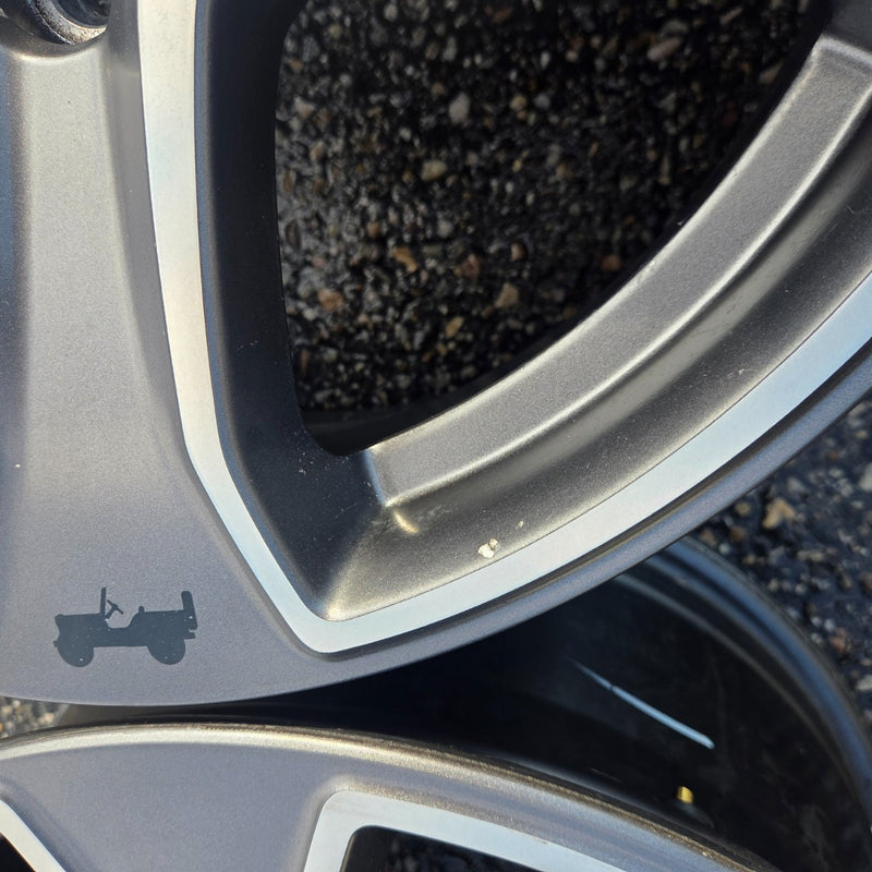 17 JEEP GLADIATOR RUBICON BLACK 392 5X127 OEM FACTORY STOCK WHEELS RIMS WRANGLER