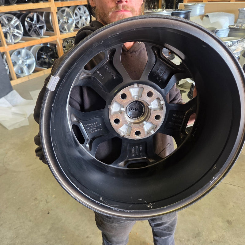 17 JEEP GLADIATOR RUBICON BLACK 392 5X127 OEM FACTORY STOCK WHEELS RIMS WRANGLER