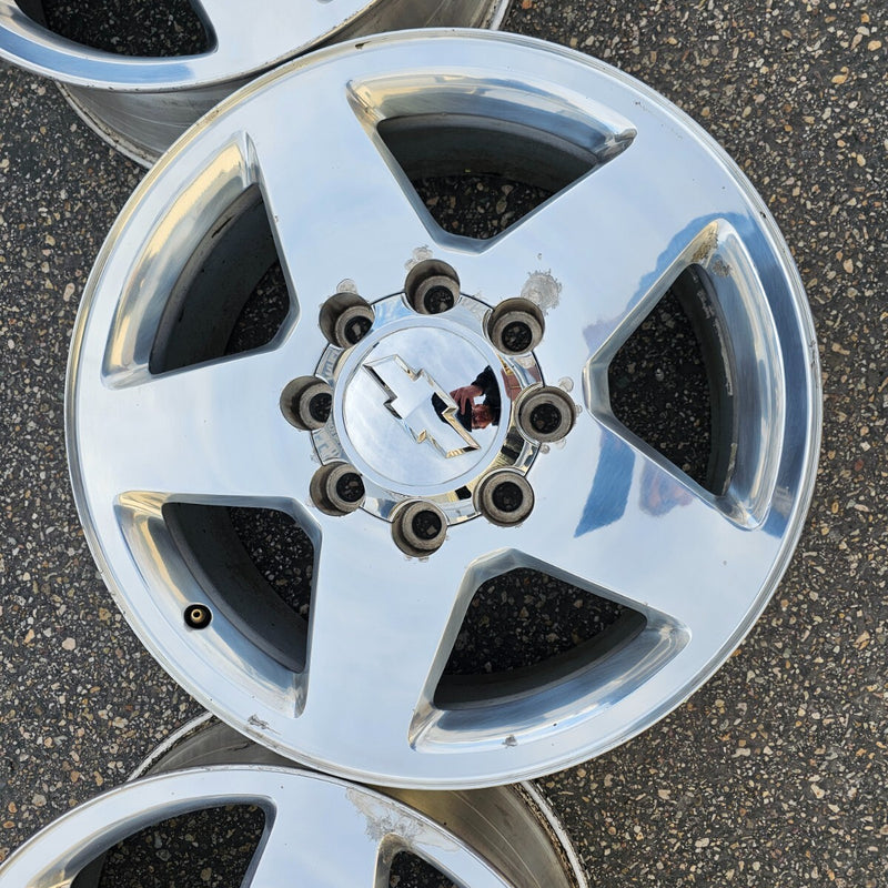 20 CHEVROLET SILVERADO  2500 3500 HD DENALI OEM FACTORY STOCK WHEELS RIMS 8X180