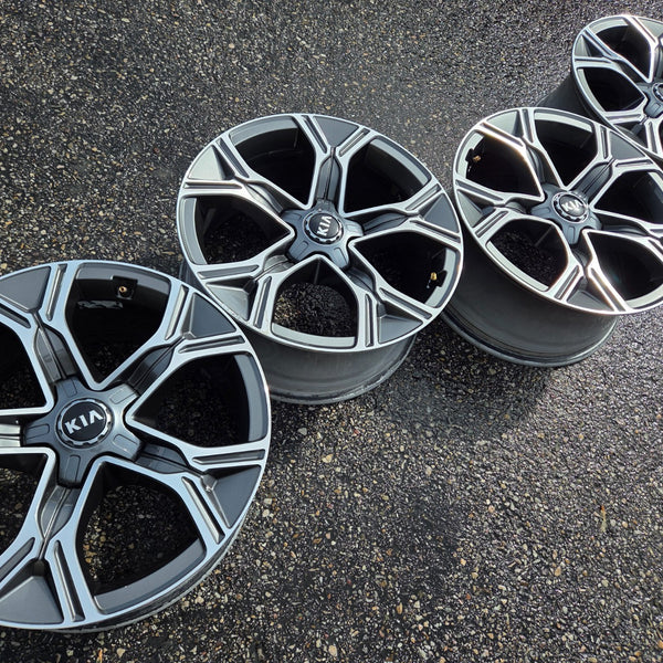 18' KIA STINGER OEM FACTORY STOCK WHEELS RIMS 5X114.3 K5 TELLURIDE SPORTAGE