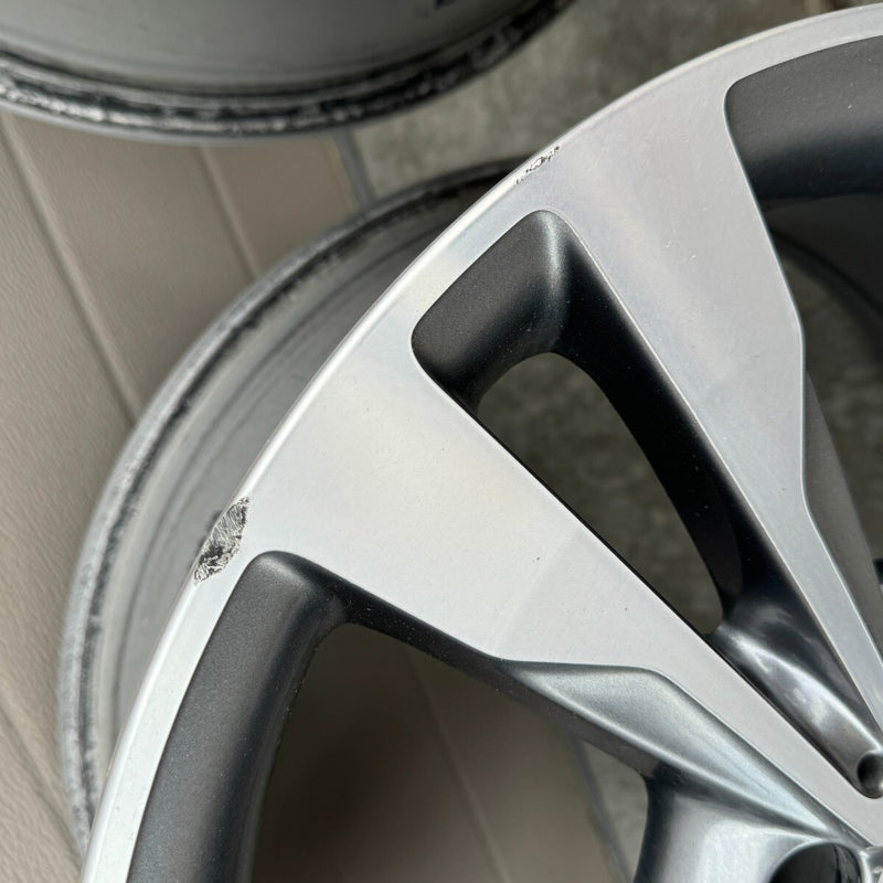 18 MERCEDES BENZ W205 C300 C350 C450 C CLASS OEM FACTORY STOCK WHEELS RIMS 5x112