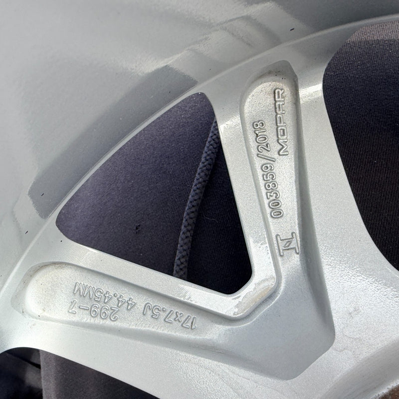 17 JEEP GLADIATOR RUBICON BLACK 392 5X127 OEM FACTORY STOCK WHEELS RIMS WRANGLER