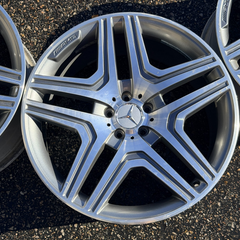 20 MERCEDES BENZ GLE ML63 GLS ML350 ML55 AMG OEM FACTORY STOCK WHEELS RIMS 5x112