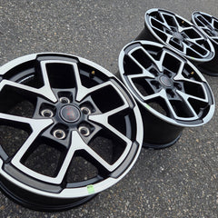 17 JEEP GLADIATOR RUBICON BLACK 392 5X127 OEM FACTORY STOCK WHEELS RIMS WRANGLER