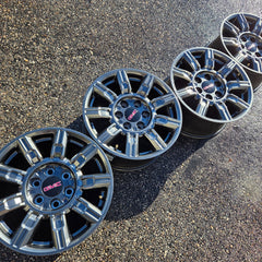 18 GMC SIERRA AT4X ZR2 SALTA AEV BLACK BISON 6X5.5 OEM FACTORY STOCK WHEELS RIMS