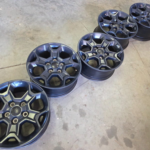 17 JEEP WRANGLER RUBICON GLADIATOR BLACK 392 5X127 OEM FACTORY STOCK WHEELS RIMS