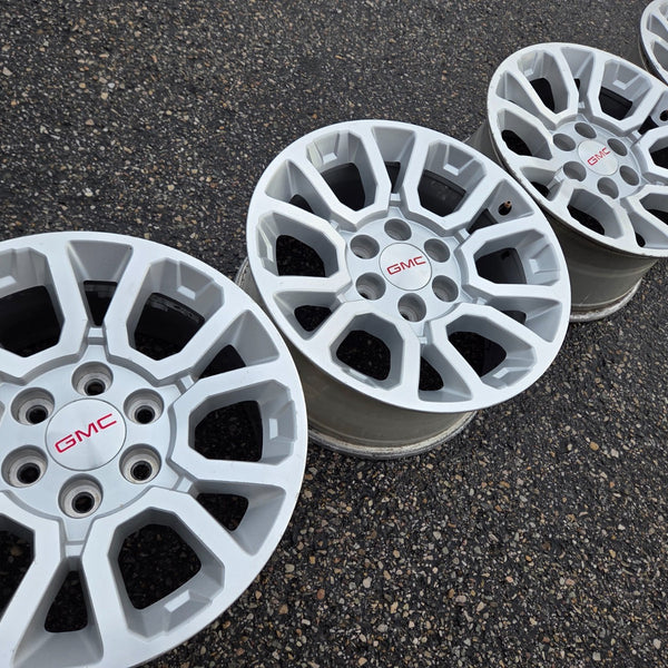 18 GMC SIERRA AT4X ZR2 SALTA AEV 1500 BISON 6X5.5 OEM FACTORY STOCK WHEELS RIMS